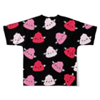 Rotten Lil Cherryの漆黒のいちごみるくうんこ All-Over Print T-Shirt :back