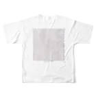 rilybiiの大理石*メッセージ All-Over Print T-Shirt :back