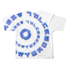 LalaHangeulのはんぐるぐるぐる　 All-Over Print T-Shirt :back