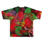 MOPIE GAME -ムーピーゲーム-の画伯の絵画CHAOS フルグラフィックTシャツの背面