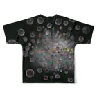 宇宙点描画~水華~のcosmic 002 フルグラフィックTシャツの背面