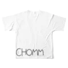 EH.hughのChomm フルグラフィックTシャツの背面