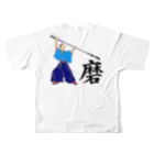 kazefukikoの磨侍 ドライTシャツ フルグラフィックTシャツの背面