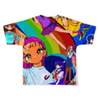 ENERGIE Girlz(Suzuri)の総 All-Over Print T-Shirt :back