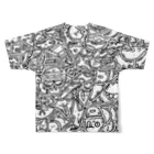 Shibata Tomoyaのひま暇お絵描き　① All-Over Print T-Shirt :back