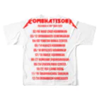 米八そばグッズショップの【ライブ会場刻印版】KOMEHATISOBA WORLD TOUR 2020【FGT】 All-Over Print T-Shirt :back