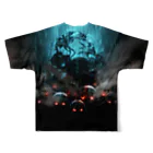 Kenny Goodsの雨の中の軍勢 All-Over Print T-Shirt :back