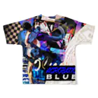 Kenny GoodsのAcrobatic Blue フルグラフィックTシャツの背面