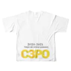 東京スキー学校presentsの東京スキー学校presentsオリジナルTシャツ2020-2021 All-Over Print T-Shirt :back
