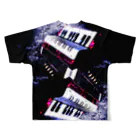  1st Shunzo's boutique のToy accordion  フルグラフィックTシャツの背面