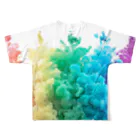 RaRaRa-Designのrainbow All-Over Print T-Shirt :back