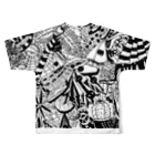 upsidedownのHello Hello All-Over Print T-Shirt :back