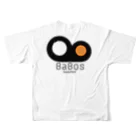 BaBos スポーツウェアブランドのBaBos basketball フルグラフィックTシャツの背面