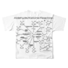 U Libraryのアルデヒド・ケトンの反応(有機化学) All-Over Print T-Shirt :back