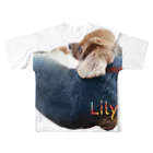 Lily’s shopのシンプルLily All-Over Print T-Shirt :back