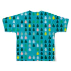 satoharuの雨はドロップス All-Over Print T-Shirt :back