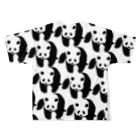 PANDA panda LIFE***のぞろぞろパンダ フルグラフィックTシャツの背面