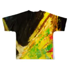 snicoの【黄尖キノコ菌・活】 All-Over Print T-Shirt :back