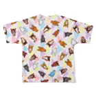 SWのうまのかおいっぱい All-Over Print T-Shirt :back