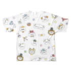 もにゃの星座にゃんこ All-Over Print T-Shirt :back