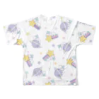 もにゃのファンシースターリーにゃんこ All-Over Print T-Shirt :back