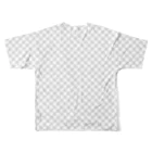 にゃんまゆ工房の透明いちまつ All-Over Print T-Shirt :back