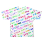 ヘロシナキャメラ売り場のわんぱくMIX All-Over Print T-Shirt :back