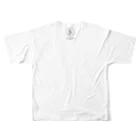 krakatukの『ある女性の肖像』ルビンの壺風（ホワイト） All-Over Print T-Shirt :back