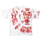boqnosのここ☆味方ゾーン All-Over Print T-Shirt :back