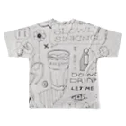 ダブルハピネスのstartハピネス All-Over Print T-Shirt :back