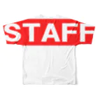 AAAstarsのSTAFF　ー両面ﾌﾟﾘﾝﾄ フルグラフィックTシャツの背面