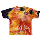 Ange Fleur （アンジュフルール）のSunstone Cat（サンストーン キャット） フルグラフィックTシャツの背面