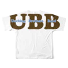 UBBのUBBロゴ　ビックロゴ All-Over Print T-Shirt :back