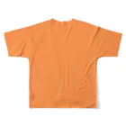 季節のライオンガオーバイカラーver. フルグラフィックTシャツの背面