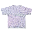 名無し商店の和柄のフルグラフィックシャツ All-Over Print T-Shirt :back