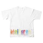 MolKaronのMolKaron７　鏡文字 All-Over Print T-Shirt :back