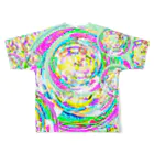 ✨🌈✨ユラクラカン🇯🇵 ✨🌈✨の🌈✨シャボンシャワー✨🌈 フルグラフィックTシャツの背面