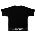 LUCKO【ラッコ】のLUCKO テールロゴTシャツ ホワイト Ssize フルグラフィックTシャツの背面