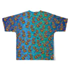 chantoのキノコいっぱい All-Over Print T-Shirt :back