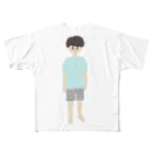 むり子のおとこのこ フルグラフィックTシャツ