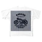 キッズモード某の武骨なバイクデザイン(ヒッコリー) All-Over Print T-Shirt