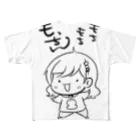 スタジオ嘉凰のもっちん擬人化モノクロ All-Over Print T-Shirt