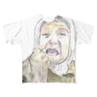 うさぎ村のおばあちゃん All-Over Print T-Shirt