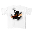 cabriolaのcabriola  frog フルグラフィックTシャツ