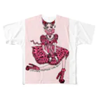 chanchanz handmade with LOVEのrococo girl  甘ロリ〜〜 All-Over Print T-Shirt