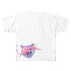 AKUBI NEKOのＡＫＵＢＩＮＥＫＯ All-Over Print T-Shirt