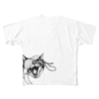 AKUBI NEKOのＡＫＵＢＩＮＥＫＯ All-Over Print T-Shirt