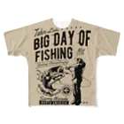 151A（一期一会）のBIG DAY OF FISHING All-Over Print T-Shirt