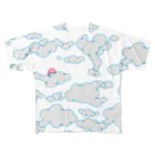 モルク -molk-の曇り空を見上げると、、-Live in the clouds- All-Over Print T-Shirt