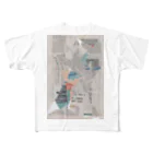 猫時間のコラージュ All-Over Print T-Shirt